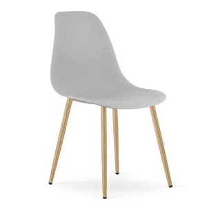 Světle šedá židle OSAKA