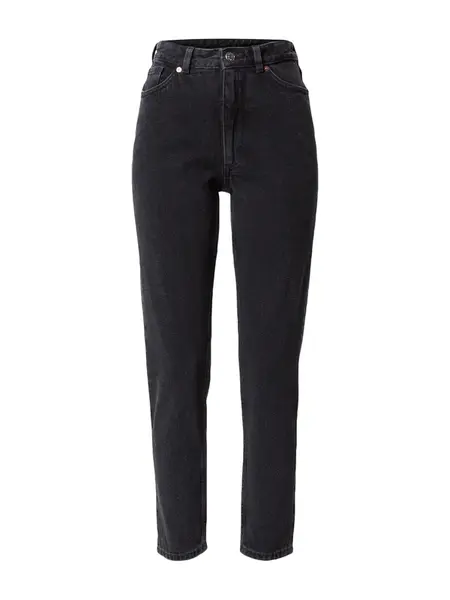 Monki Džínsy  čierny denim