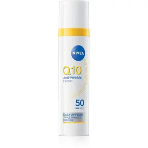 NIVEA Q10 Anti-Wrinkle ultra ľahký fluid SPF 50 40 ml