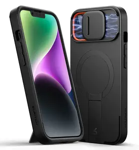 Suritch MagSafe Kickstand Camprotector obal iPhone 13 / 14, černý