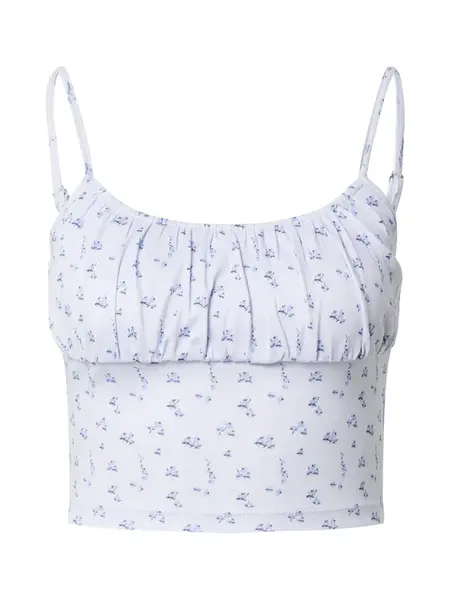 EDITED Top 'Elise'  modrá / biela