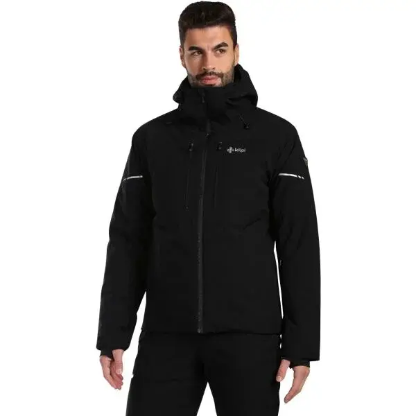 KILPI TONNSI Pánská lyžařská bunda, černá, velikost