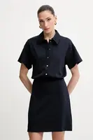 Šaty Morgan RINOL tmavomodrá barva, mini, RINOL