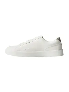 Bershka Nízke tenisky  tmavobéžová / biela