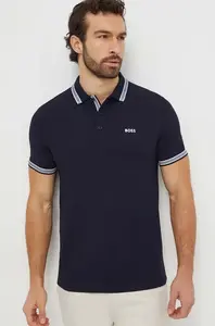 BOSS Green polo tričko pánske bavlnené Paddy