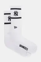 Ponožky New Era pánské, bílá barva, NEW YORK YANKEES