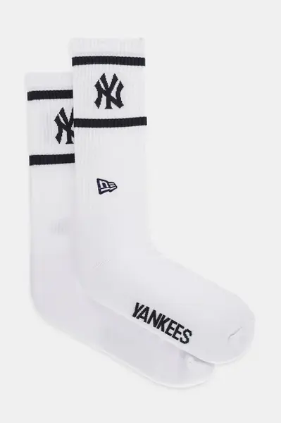 Ponožky New Era pánské, bílá barva, NEW YORK YANKEES