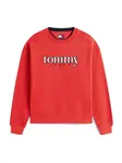 Tommy Jeans Mikina '90S'  červená / čierna / biela