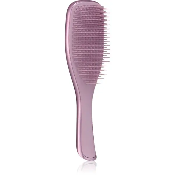 Tangle Teezer Ultimate Detangler Chrome plochá kefa na rovné a kučeravé vlasy Mauve Copper 1 ks
