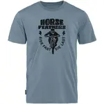 Horsefeathers FULL SEND Pánské cyklistické tričko, světle modrá, velikost