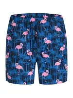 JACK & JONES Plavecké šortky 'JPSTMAUI'  námornícka modrá / kráľovská modrá / ružová
