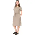 Lotto ANEBY Dámske plátené šaty, hnedá, veľkosť