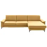 Dieter Knoll ROHOVÁ SEDAČKA, kůže, žlutá