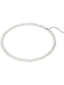 Valero Pearls Retiazka  strieborná / perlovo biela