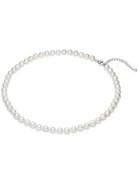 Valero Pearls Retiazka  strieborná / perlovo biela