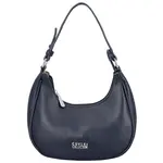 Trendy dámská koženková kabelka na rameno Tricia, tmavě modrá