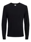 JACK & JONES Sveter  čierna
