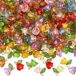 160Pcs Transparent Acrylic Beads Pendants