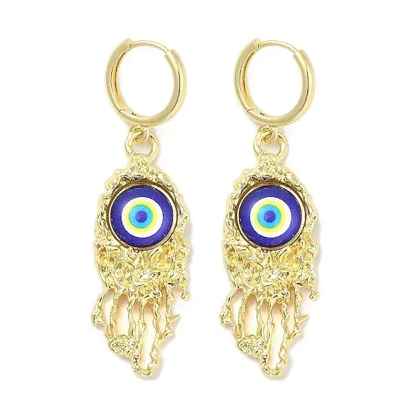 Rack Plating Brass Dangle Earrings for Women