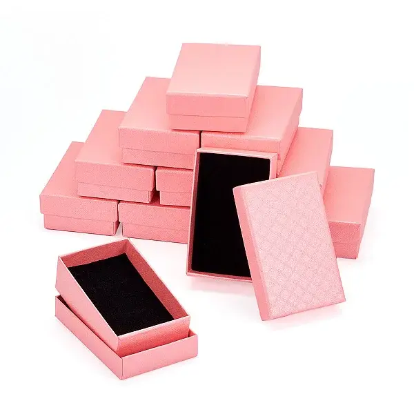 Rectangle Cardboard Paper Jewelry Box