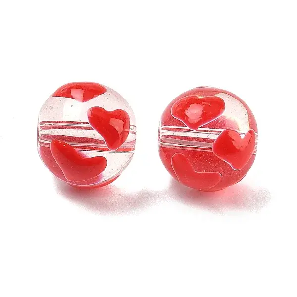 Transparent Glass Enamel Beads