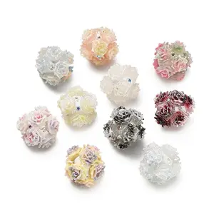 Polymer Clay Rhinestone Beads