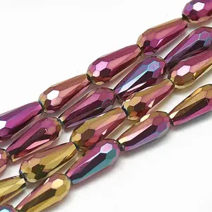 Electroplate Glass Beads Strands