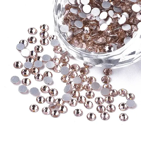 Glass Flat Back Rhinestone Cabochons