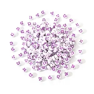 White Opaque Acrylic Beads