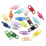 Spray Painted Iron Spring Double-hole Connector Charms