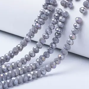 Electroplate Glass Beads Strands
