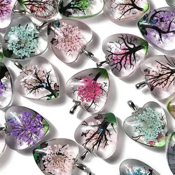 Transparent Glass Pendants