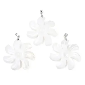 Natural White Shell Pendants
