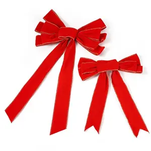 2Pcs 2 Styles Polyester Bowknot