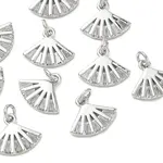 Brass Micro Pave Cubic Zirconia Pendants