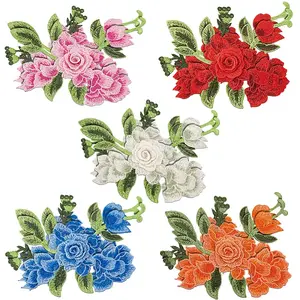 10Pcs 5 Colors Polyester Handwork Embroidery Costume Accessories