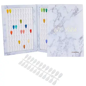 ABS Plastic Nail Art Polish Color Card