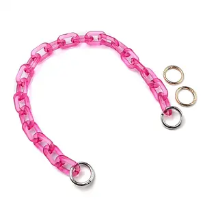 1Pc Transparent Acrylic Cable Chain Bag Straps