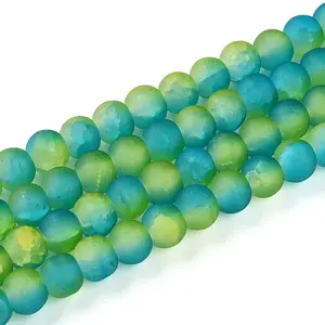 Crackle Glass Beads Strands
