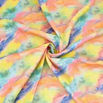 Rainbow Color Polyester Fabric