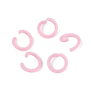 Spray Painted Iron Open Jump Rings