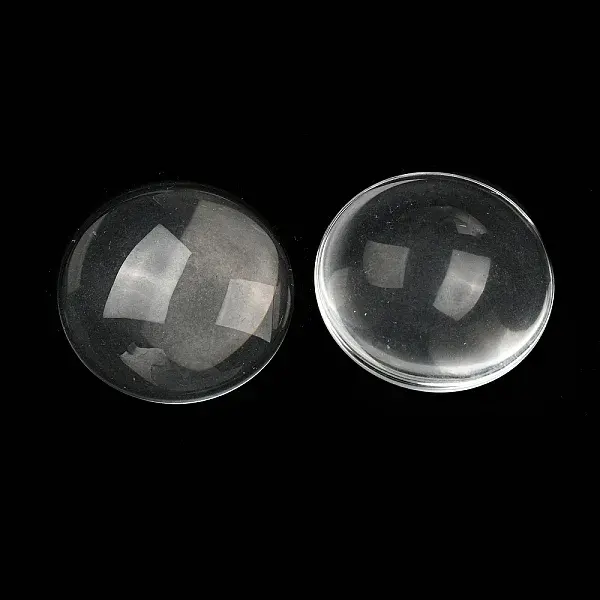 Transparent Glass Cabochons