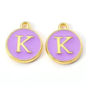 Golden Plated Alloy Enamel Charms