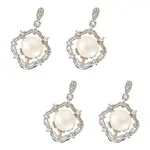 4Pcs Natural Pearl Pendants