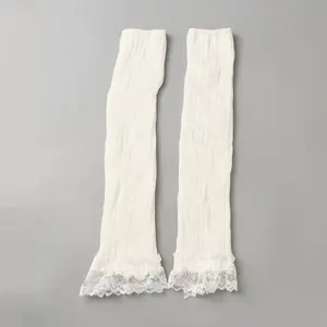 Acrylic Fibers Long Mesh Lace Gloves