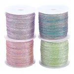 4 Rolls 4 Colors Polyester Braided Cord