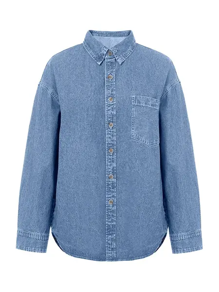 Imily Bela Blúzka  modrá