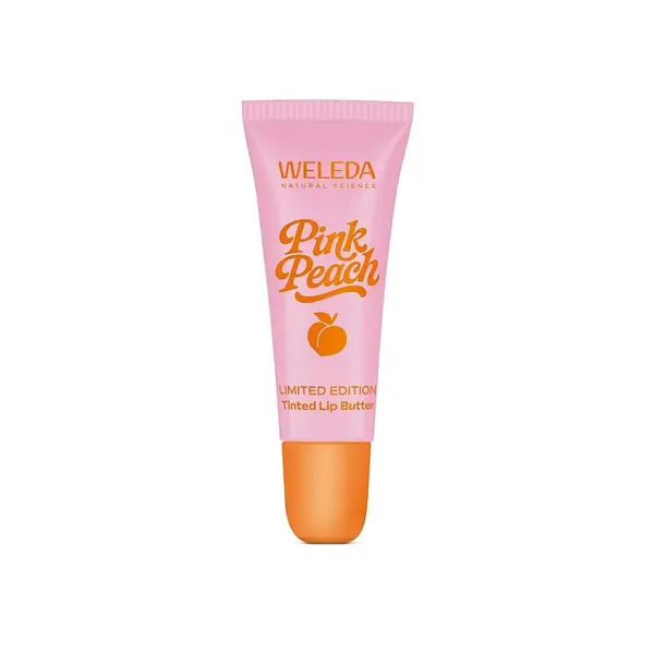 WELEDA Pink Peach Tónovaný balzam na pery 7 ml