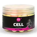 Mainline balanced boilie fluoro wafters pink yellow white 15 mm - cell