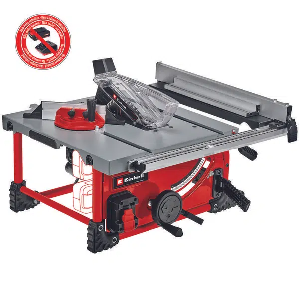 Aku stolní kotoučová pila TE-TS 36/210 Li-Solo Power X-Change, odsávání pilin - Einhell